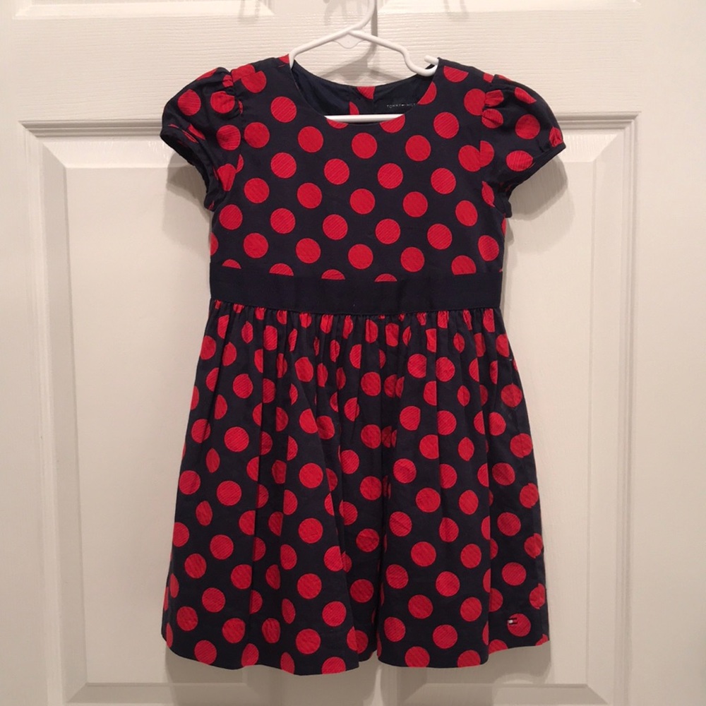 Tommy Hilfiger polka dot dress. 4T